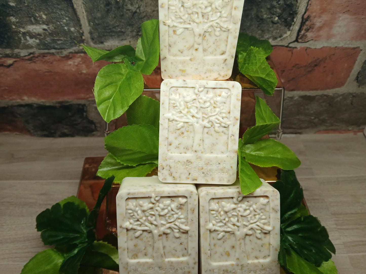 Honey Oat and Vanilla Soap Bar | Natural Handmade Soap | Moisturizing and Soothing Skincare | Gentle Exfoliating Soap | Rustic Spa Gift  Inactive