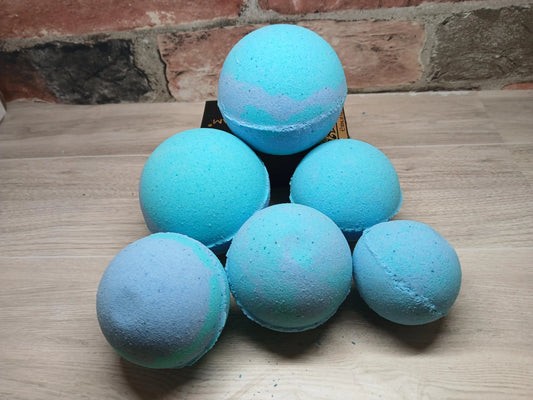 Jasmine & Tea Tree Bath Bomb – Relaxing Floral Spa Fizzy for Clear Skin & Stress Relief